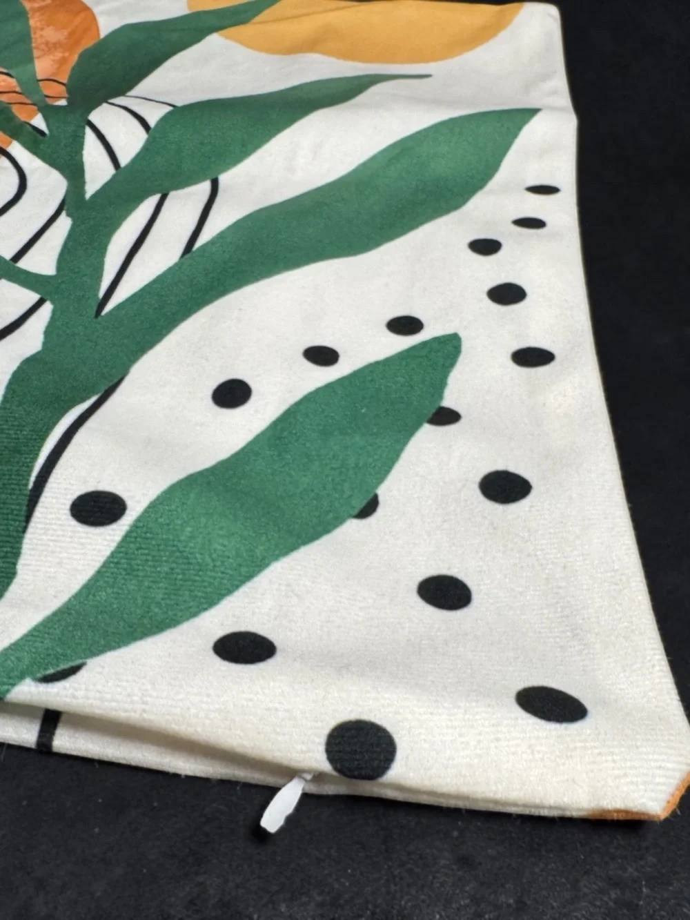NWOT Modern Botanical 18x18 Throw Pillow Cover